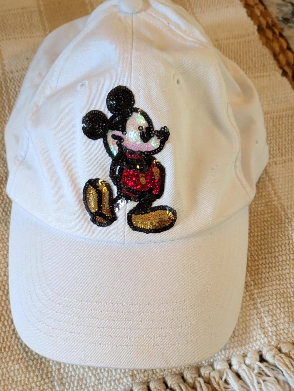 Disney Parks Mickey Mouse Hat With Sequins